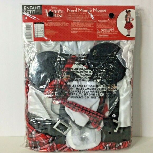 Disney Minnie Mouse Nerd Halloween Costume - Child Medium - Picture 3 of 9